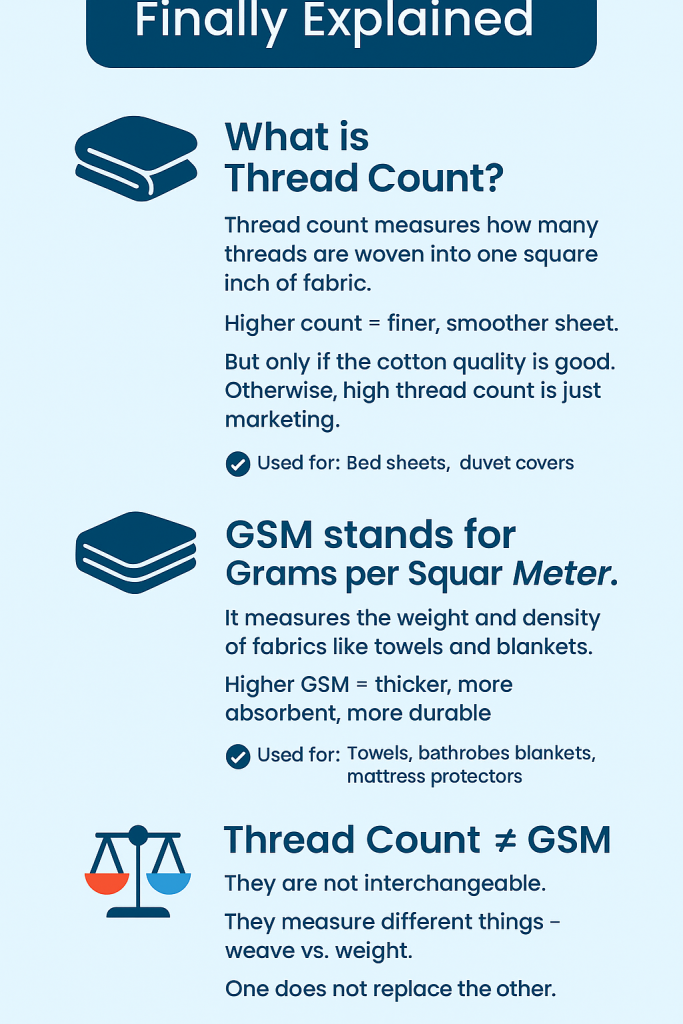 Thread Count vs GSM: The Ultimate Guide for Hotel Linen Buyers